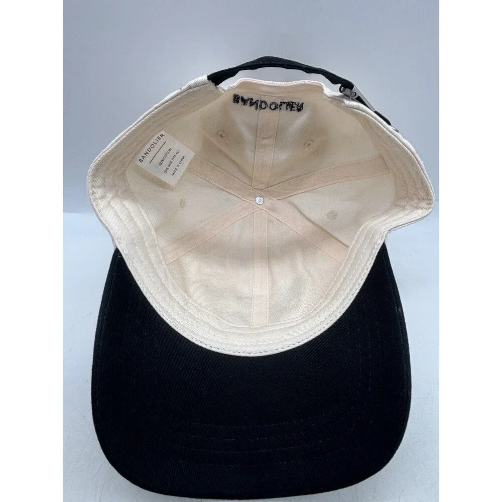 Bandolier Made To Move Hat Cream Black Two Tone Baseball Cap